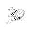 HUSQVARNA CLEAR 1/4 PIECING FOOT 1-7