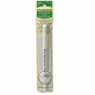 Clover WHITE MARKING PEN FINE