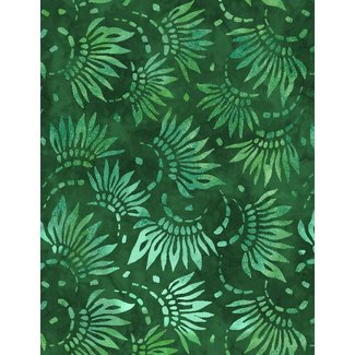 Wilmington Prints Essentials - Petals, Green, 108" WIDE, PER CM or $32/M