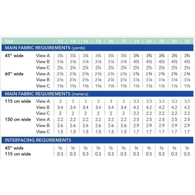 Calder Pants & Shorts Pattern 12-32