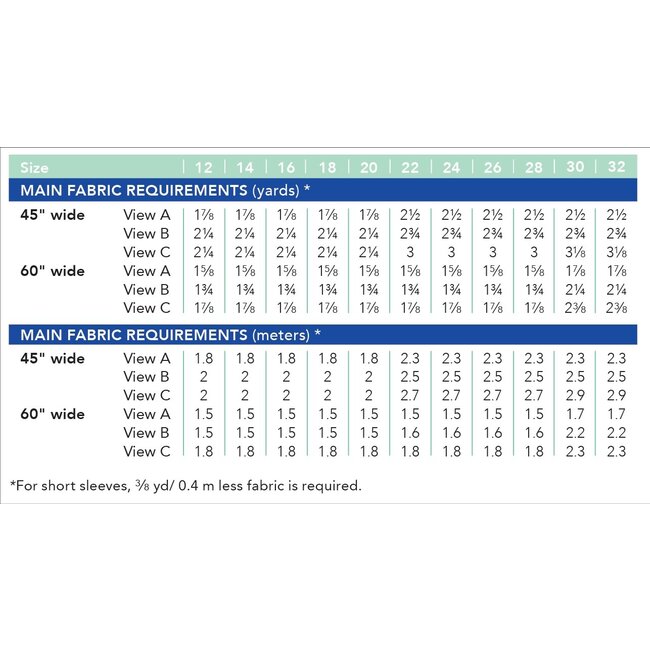 Concord T-Shirt Pattern 12-28 (Cup C-H)