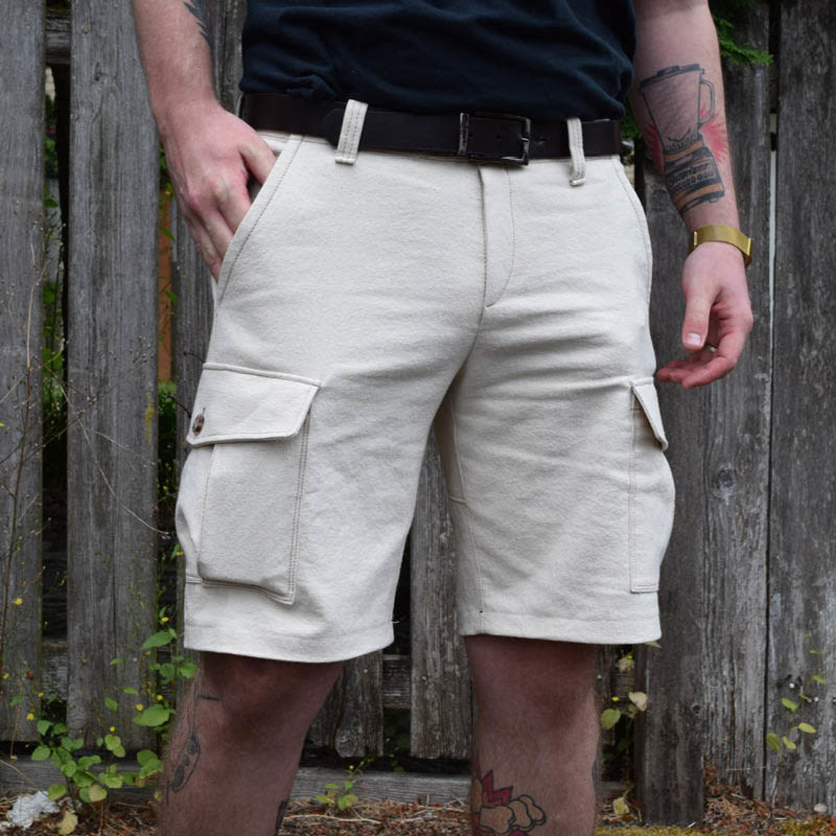 mens cargo shorts pattern
