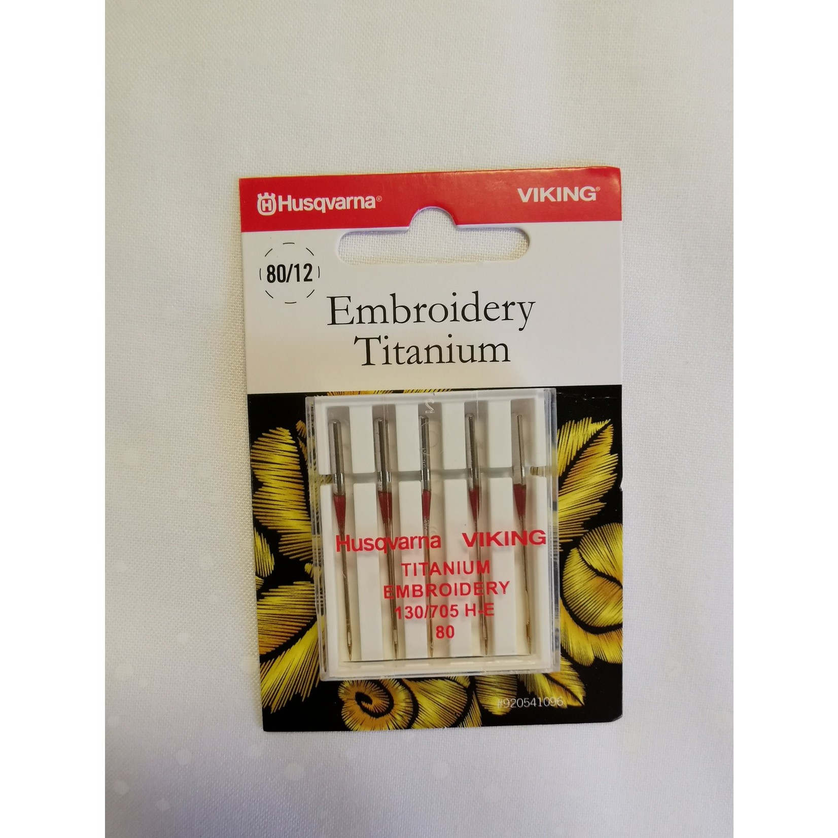 Husqvarna Viking Hv Embroidery Titanium Needles 80 12 130 705h E Stitch By Stitch Husqvarna Viking Hv Embroidery Titanium Needles 80 12 130 705h E Stitch By Stitch