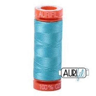 AURIFIL AURIFIL 50 WT Bright Turquoise 5005 Small Spool