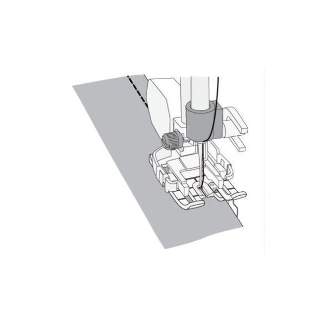 CHANGEABLE 1/4" DECO GUIDE FOOT (steel)  TW