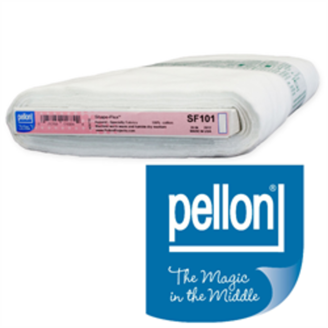 Pellon SF101 SHAPE-FLEX FUSIBLE WOVEN INTERFACING 20" WIDE WHITE  /CM OR $12/M