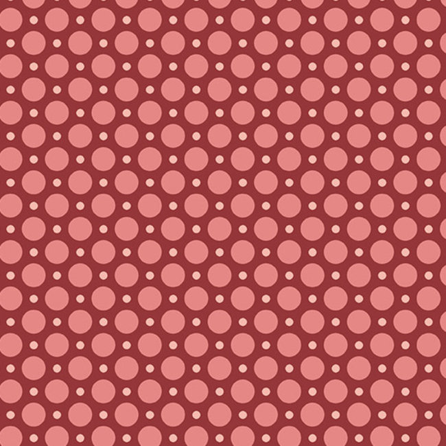 ANNA Ladybug, Raspberry, PER CM OR $20/M