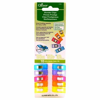 Clover WONDER CLIPS ASSORTMENT (10 PIECES)