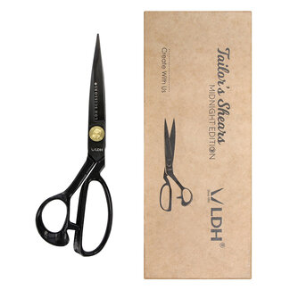 LDH DRESSMAKER SHEARS 8" - MIDNIGHT EDITION, Rubber Handle