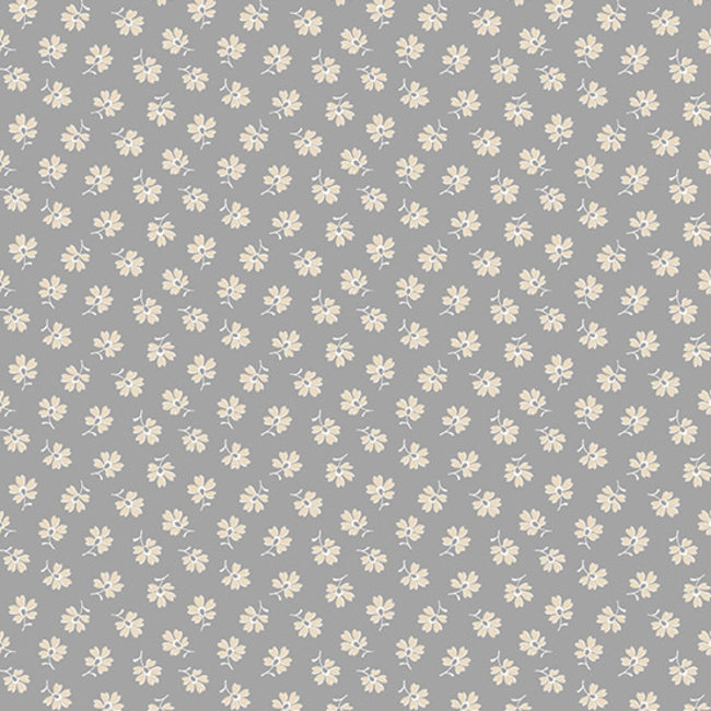 WILLOW, FLOATING FLOWERS, GREY (9618-CN) PER CM OR $20/M