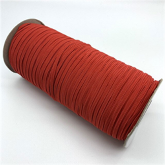 1/8” COTTON WRAPPED ELASTIC 1=1m  - RED
