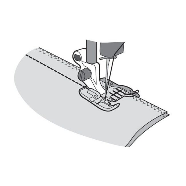 HV Clear Seam Guide Foot (group 1-8)