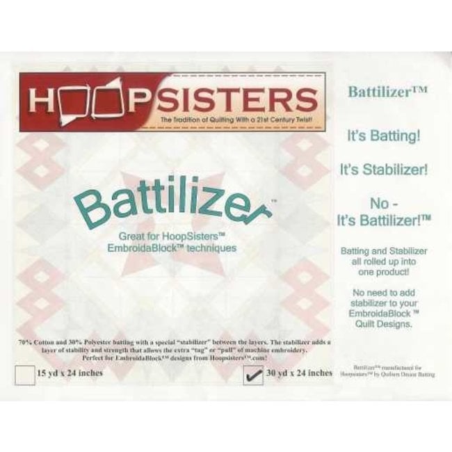 BATTILIZER 30, 24" WIDE WHITE PER CM OR $9/M