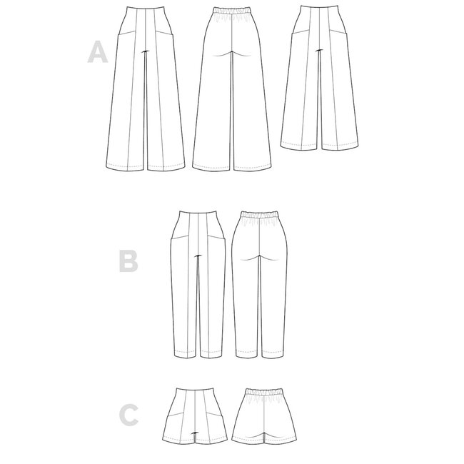 Pietra Pants and Shorts Pattern 0-20