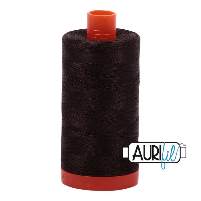 AURIFIL 50 WT Very Dark Bark 1130