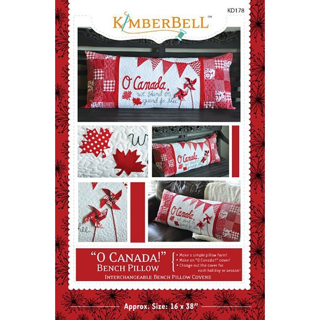 O Canada Bench Pillow Pattern (Sewing Version)