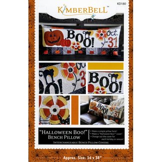 Kimberbell Designs Halloween Boo Bench Pillow Pattern (Sewing Version)