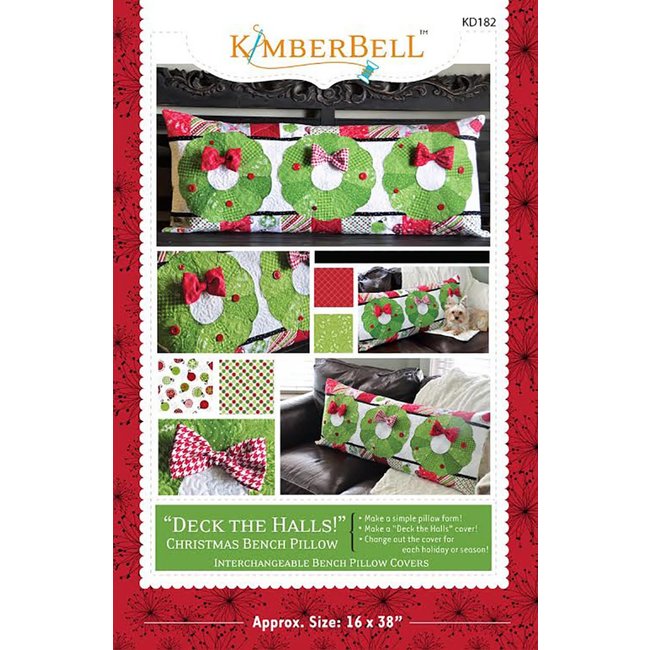 Deck the Halls Bench Pillow Pattern (Sewing Version)