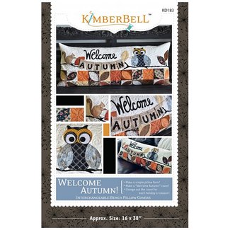 Kimberbell Designs Welcome Autumn Bench Pillow Pattern (Sewing Version)