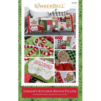 Kimberbell Designs Ginger's Kitchen Bench Pillow (Sewing Version)