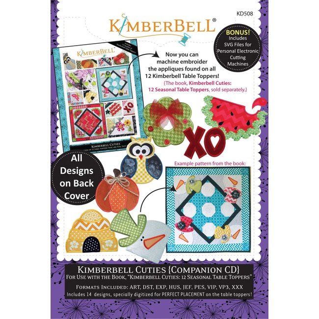 Kimberbell Cuties: Companion Embroidery Designs CD