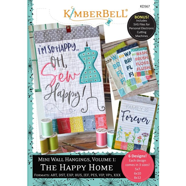 Mini Wall Hangings Volume 1: The Happy Home, Discontinued, While Supplies Last