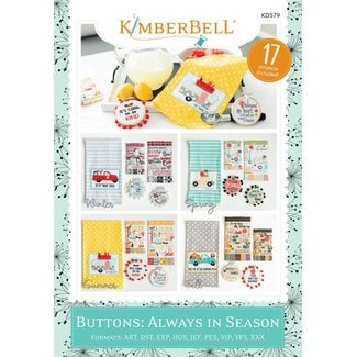 Kimberbell Designs Buttons: Always in Seasons