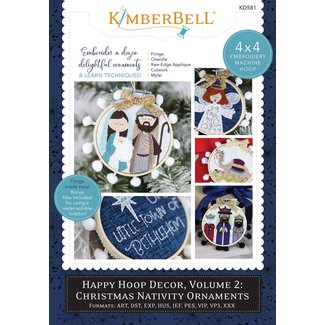 Kimberbell Designs Happy Hoop Decor, Volume 2: Christmas Nativity Ornaments