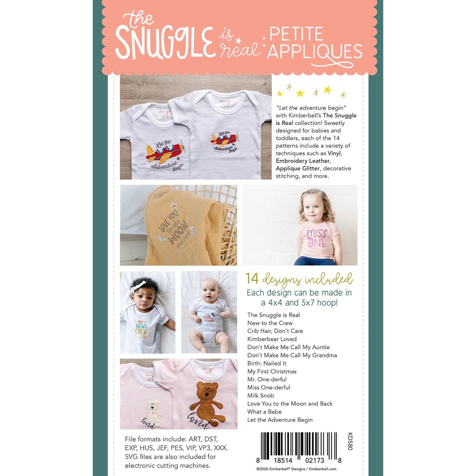 The Snuggle is Real Petite Appliques Stitch by Stitch