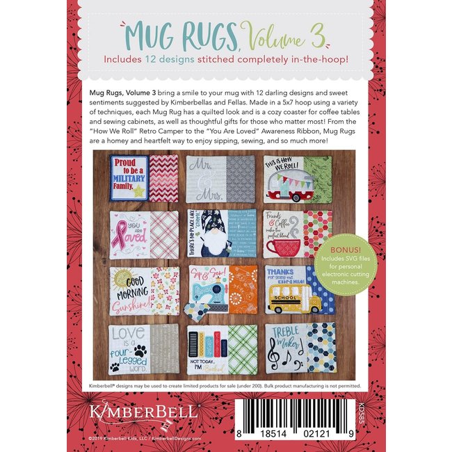 Mug Rugs Volume 3, Discontinued, While Supplies Last