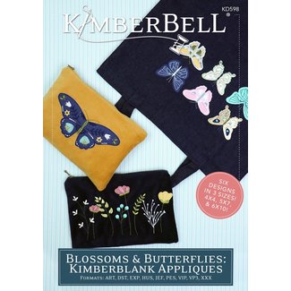 Kimberbell Designs Blossoms & butterflies - Zipper Pouches