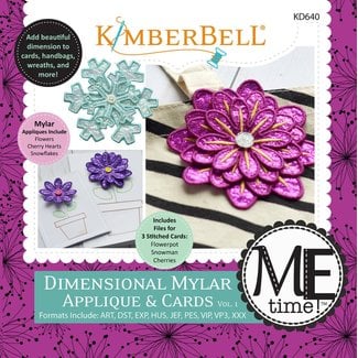 Kimberbell Designs ME Time: Dimensional Mylar Applique & Cards, Volume 1 Embroidery CD (Retired)