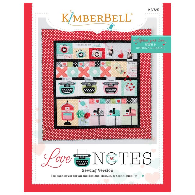 Love Notes (Sewing Version) Pattern, Discontinued, While Supplies Last