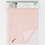 Blush Felt Zipper Pouch Blank, Large NO LONGER AVAILABLE