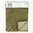 Olive Felt Zipper Pouch Blank, Small