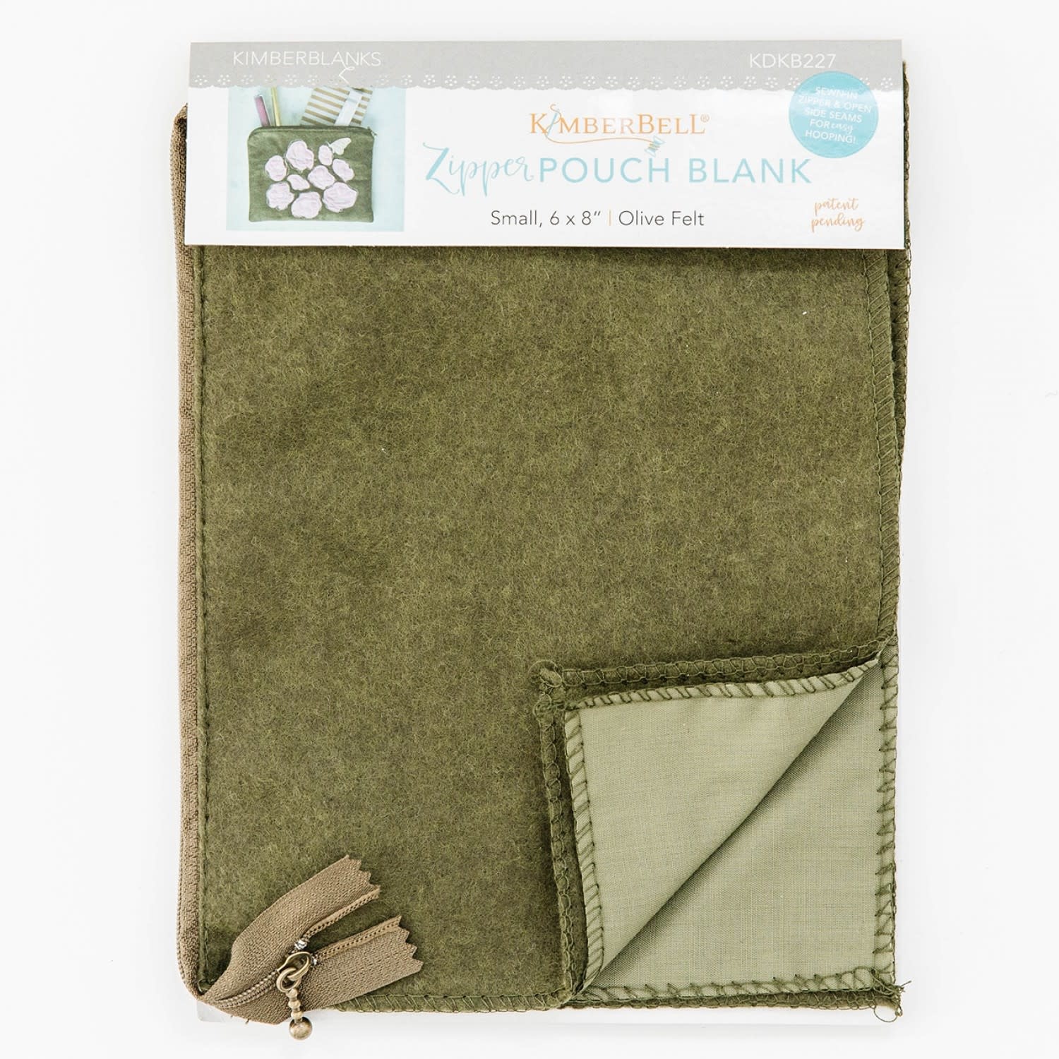 Blank zipper pouch sales