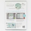 Dusty Teal Velvetten Zipper Pouch Blank, Large, discontinued, while supplies last