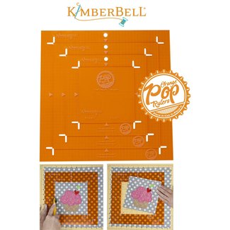 Kimberbell Designs Orange Pop Rulers, Square Set