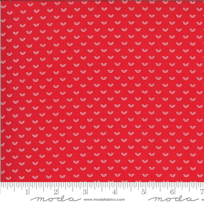 Bonnie & Camille Shine On by Bonnie & Camille, OVER RAINBOW, RED 55218-11 PER CM OR