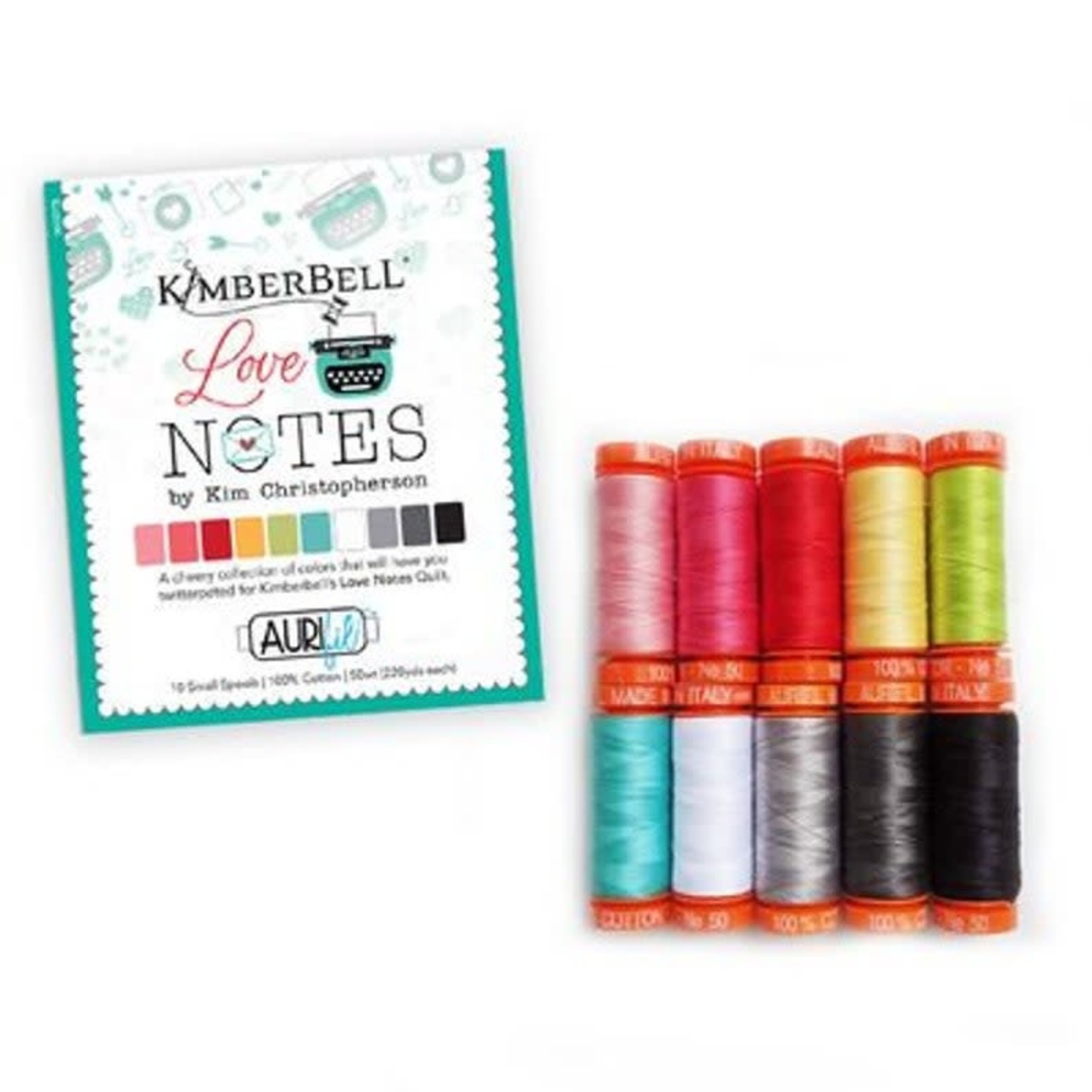 Kimberbell Designs Kimberbell Love Notes Thread Collection - Aurifil