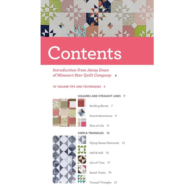 Quilter's 10 inch Square Precut Companion