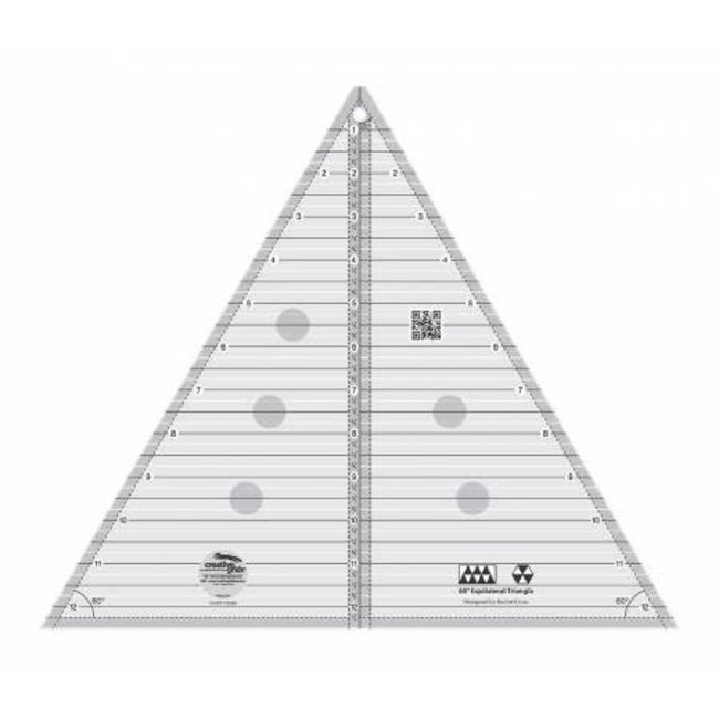 Creative Grids 60 Degree Triangle CGRT12560