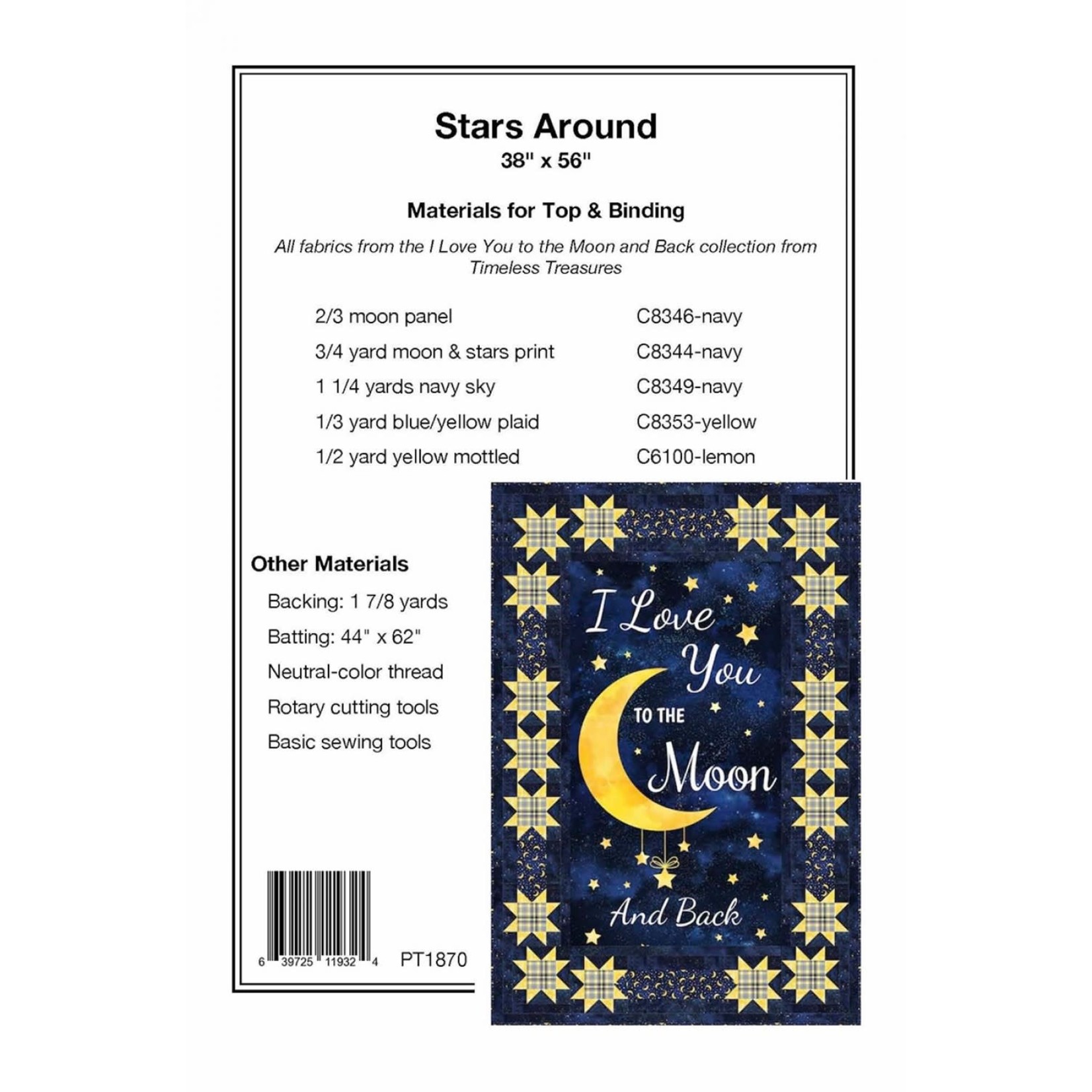 Pine Tree Country Quilts Stars Around Pattern