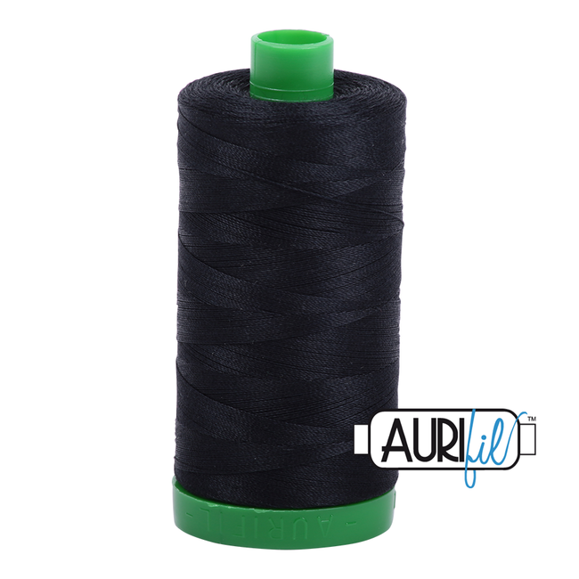 AURIFIL 40 WT BLACK 2692