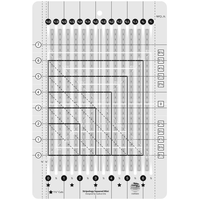 Mini Stripology Squared Ruler