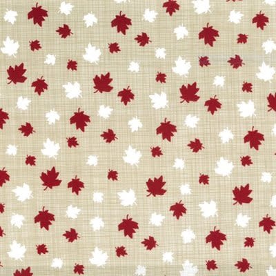 Kate & Birdie Paper Co. True North 2, Leaves, Linen 513212-15 per cm or $20/m