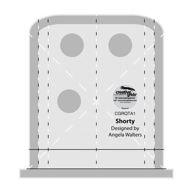 Creative Grids Shorty Ruler CGRQTA1