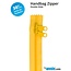 Double Slide Handbag Zipper 30" Yellow/Orange