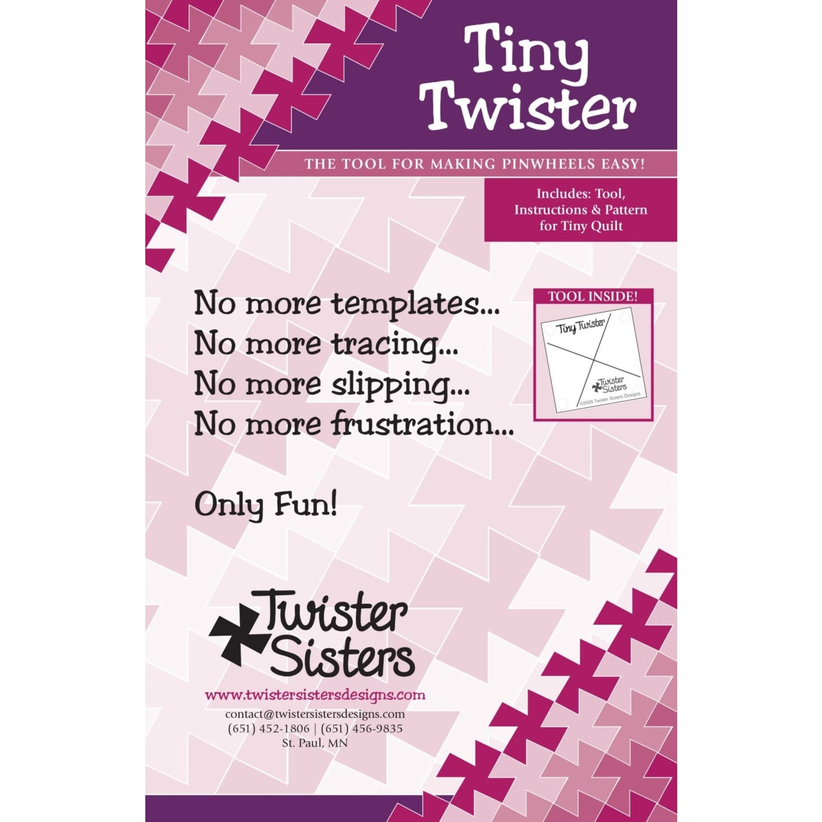 Twister Sisters Tiny Twister Pinwheel Ruler