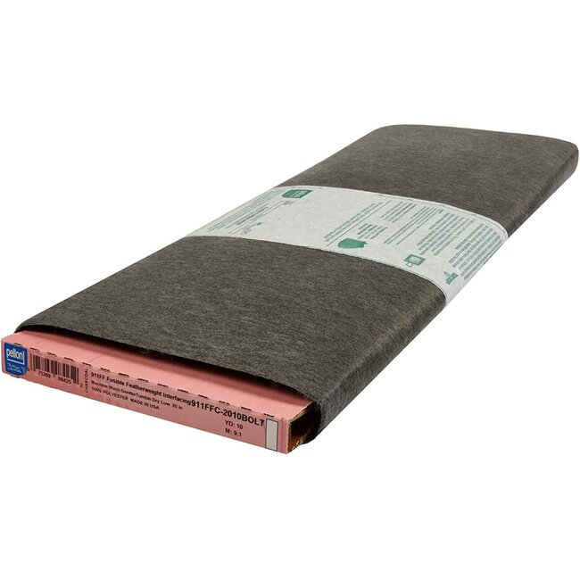FUSIBLE FEATHERWEIGHT (911FFC) CHARCOAL PER CM OR $6.00/M